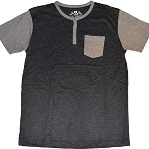 Stylo Denim LA 3 Button Henley Tee - XL